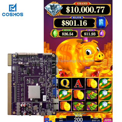 Schermo della macchina di Macchina da sala giochi Board Slot moneta del bacon di Rakin doppio
