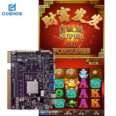 Conquista eccellente curva del bordo dello slot machine di 88 fortune dello schermo